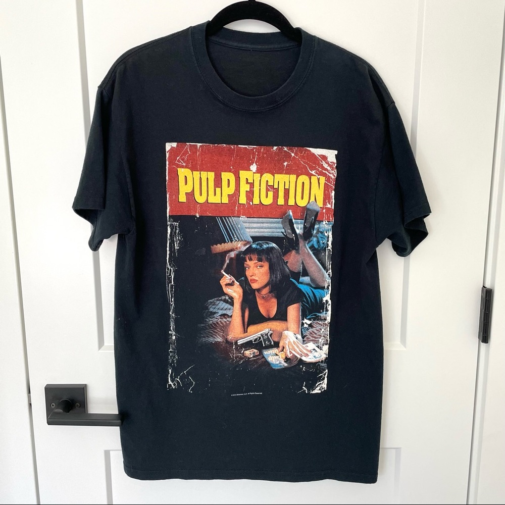 Black Vintage Pulp Fiction Tee